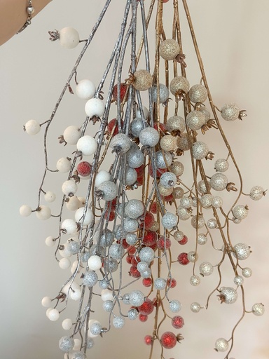 Rama de berries congeladas con caida (4 colores)