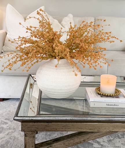 [BG585] Rama silvestre taupe y dorado