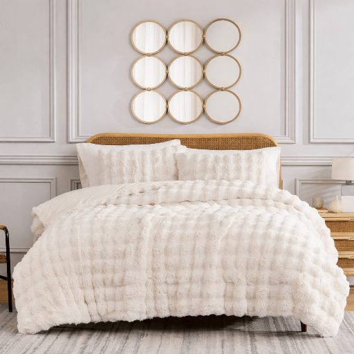 Set de Edredon bubble Ivory