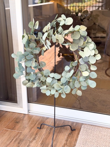 [XX8408] Corona hojas de eucalipto